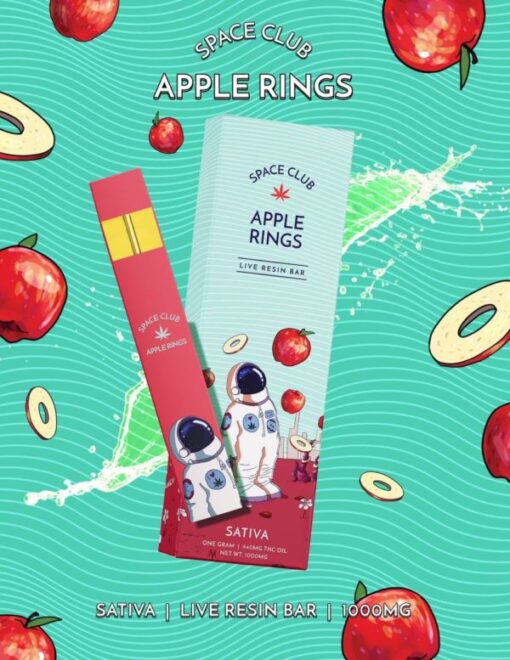 Space Club Disposable - Apple Rings 1G Live Resin