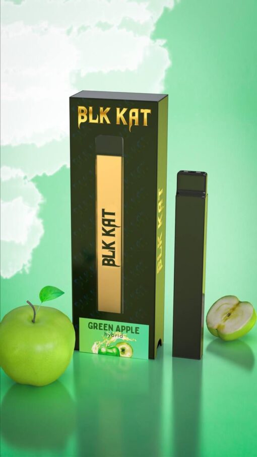 Blk Kat 1g Disposable - Green Apple