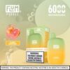 Flum Pebble 6000 Puffs - Blanco Grapefruit