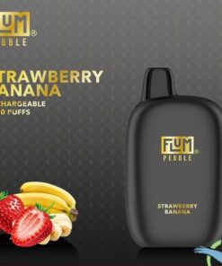 Flum Pebble 6000 Puffs - Strawberry Banana