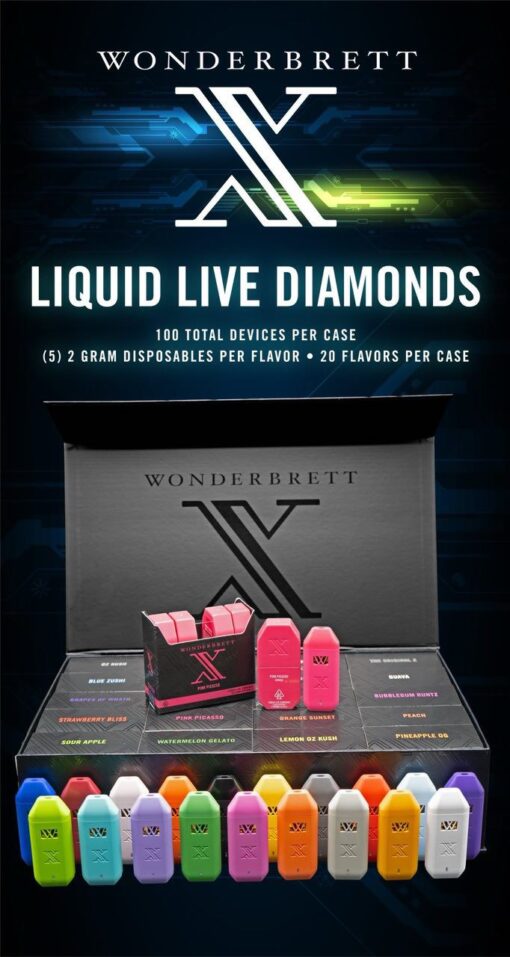 Wonderbrett Live Diamond 2g Disposable